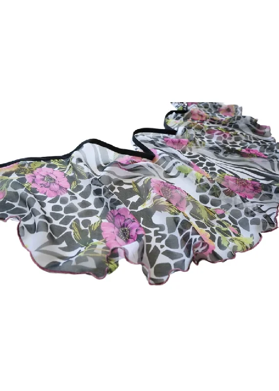 ON SALE Jule Dancewear Printed Wrap Skirt leather skirt refined