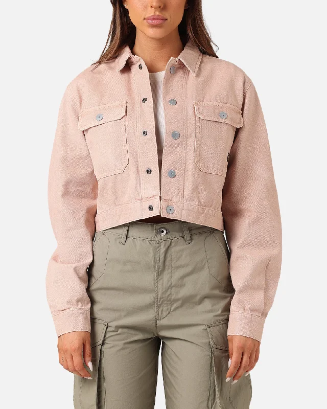 G-Star Women's Boxy Explorer Jacket Sun Faded Rugby Collared Jacket Crew Neck Jacket Turtle Neck Jacket