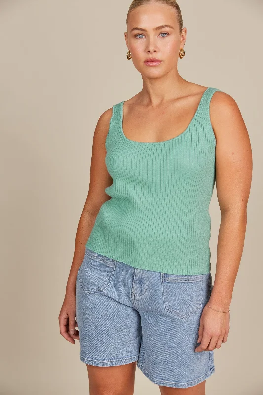Isle of Mine - Adele Tank - Seafoam sleep tank top