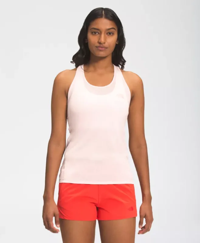 The North Face Women’s Wander Tank -  Pearl Blush Heather striped tank top