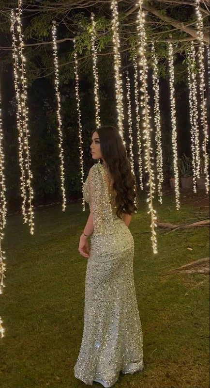 Shiny One Shoulder Sequins Mermaid Long Formal Evening Party Dress DP3976 Tunics New arrival