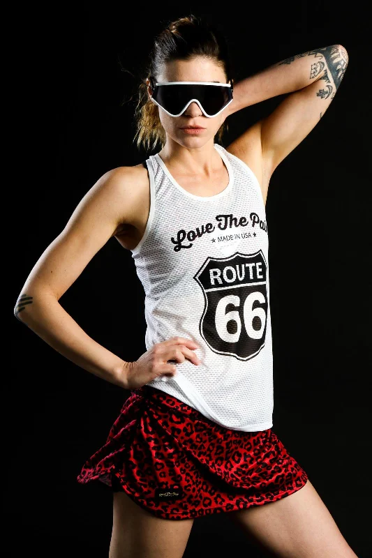ROUTE66 Run Tank sequin tank top