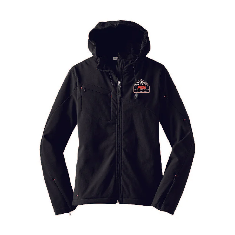 L706 Port Authority Ladies Textured Hooded Soft Shell Jacket AIRC One-Shoulder Jacket Off-the-Shoulder Jacket Asymmetrical Jacket L706 Port Authority Ladies Textured Hooded Soft Shell Jacket AIRC One-Shoulder Jacket Off-the-Shoulder Jacket Asymmetrical Jacket