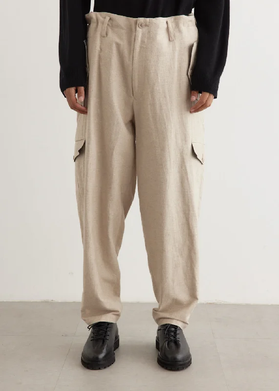 Z-Flap Pants Wide-Legged Palazzos