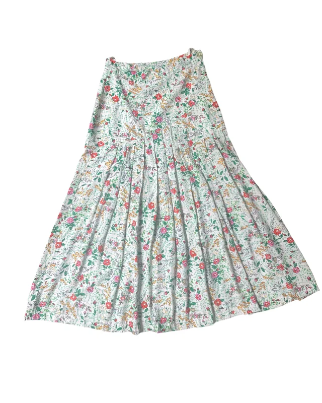 Vintage 90’s Flower Skirt high slit skirt