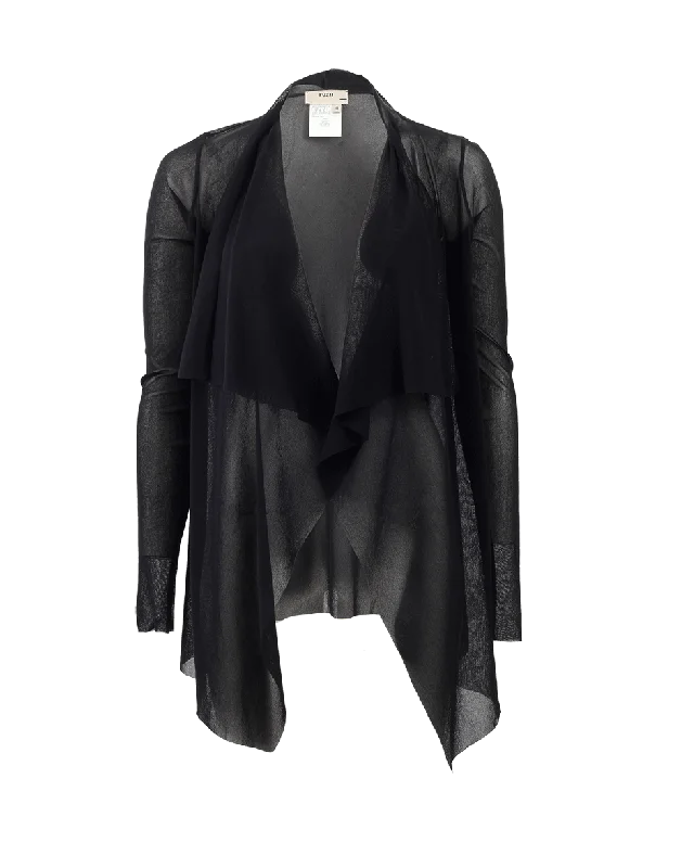 Drape Front Cardigan Wool Cardigan Cotton Cardigan Cashmere Cardigan