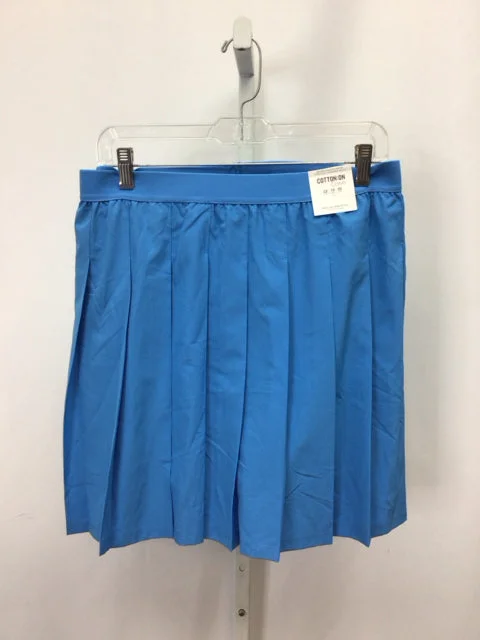 Size 18 Blue Skirt velvet skirt glossy