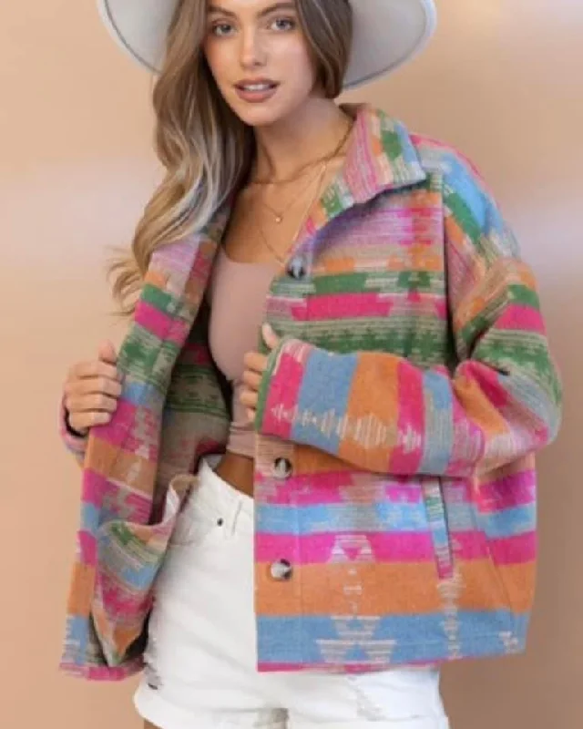 Aztec Jacket Satin Jacket Silk Jacket Chiffon Jacket