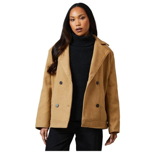 Principles Womens/Ladies Collar Detail Double-Breasted Jacket Toggled Jacket Drawstring Jacket Belted Jacket
