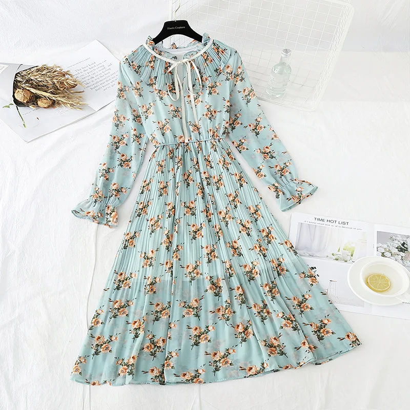 New Vintage broken flower Platycodon grandiflorum skirt Fairy Forest Series 4699 maxi skirt elegant New Vintage broken flower Platycodon grandiflorum skirt Fairy Forest Series 4699 maxi skirt elegant